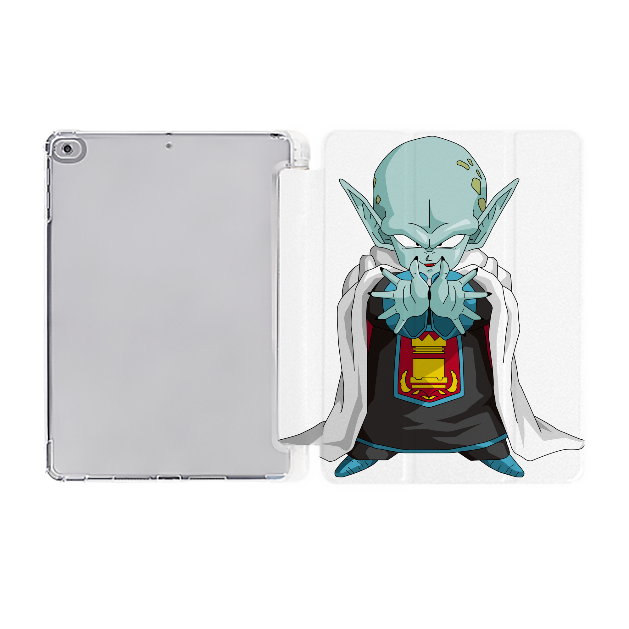 （画像用） ドラゴンボール DRAGON BALL IPad ケース ペン収納付き 三つ折りスタンド PUレザー×シリコン 対応機種9.5/10.5/10.9インチ